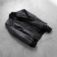 Bomia Ma-1 Black Leather Bomber Jacket