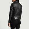 Cityscape Black Leather Biker Jacket