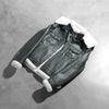 Interior view of the Fiona leather jacket highlighting the fully lined, plush faux fur inner shell for maximum warmth.