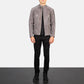Damian Grey Suede Biker Jacket