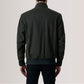Morrison Olive Canvas Bomber Jacket