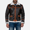 Alpine Brown Fur Leather Jacket