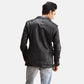 Alyson Black Leather Blazer