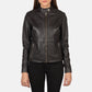 Rave Brown Leather Biker Jacket