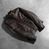 Rumella Maroon Leather Biker Jacket