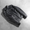 Tomachi Black Leather Jacket