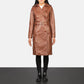 Alice Brown Double Breasted Leather Coat