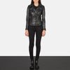 Flashback Black Leather Biker Jacket