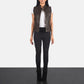 Rayne Moto Brown Leather Vest