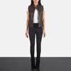 Rayne Moto Brown Leather Vest