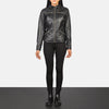 Tomachi Black Leather Jacket