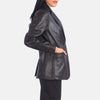 Norma Brown Leather Blazer