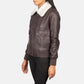 Stella G-1 Maroon Leather Bomber Jacket
