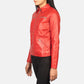 Back view of the Tomachi Red leather jacket from Layzal Jackets.