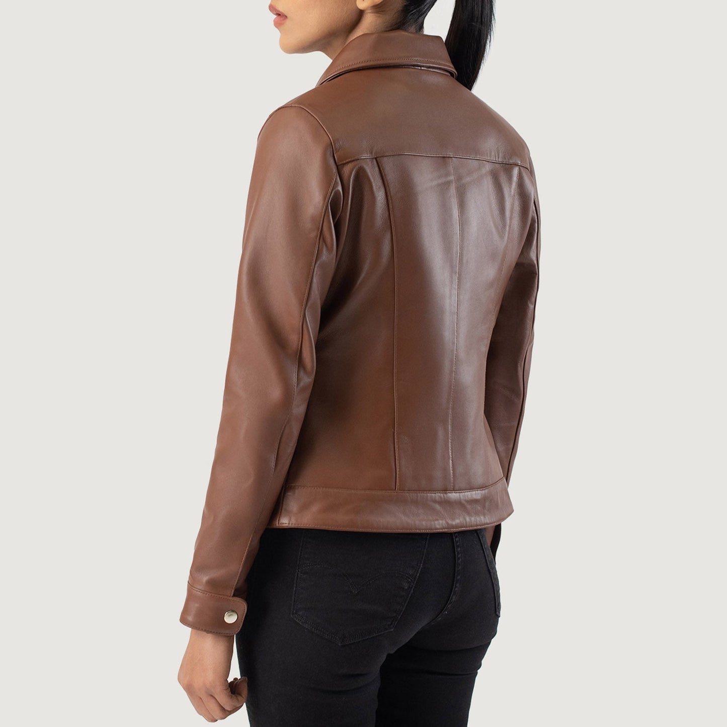 Interior view of the Vixen jacket, revealing the premium quilted polyester lining and one of the two internal stash pockets.