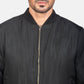 Zack Black Bomber Jacket
